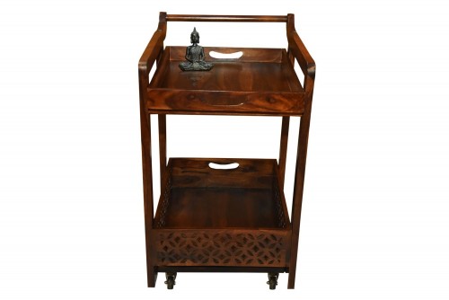 Solid wood bar Trolly