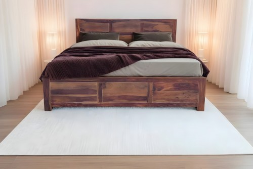 Recoblogs teak finish bed